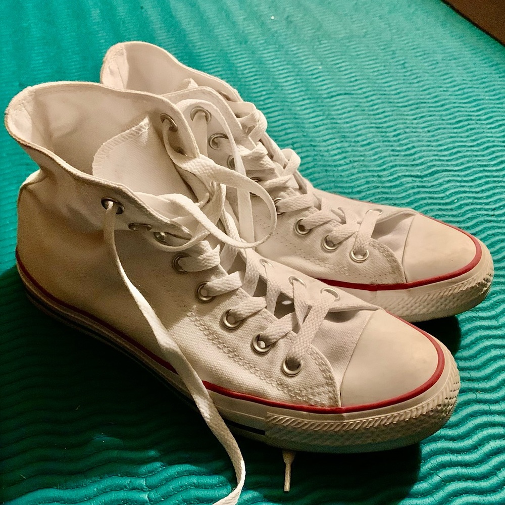 White high top converse